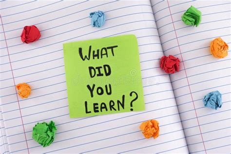 Please note that in HOW DID YOU LEARN .